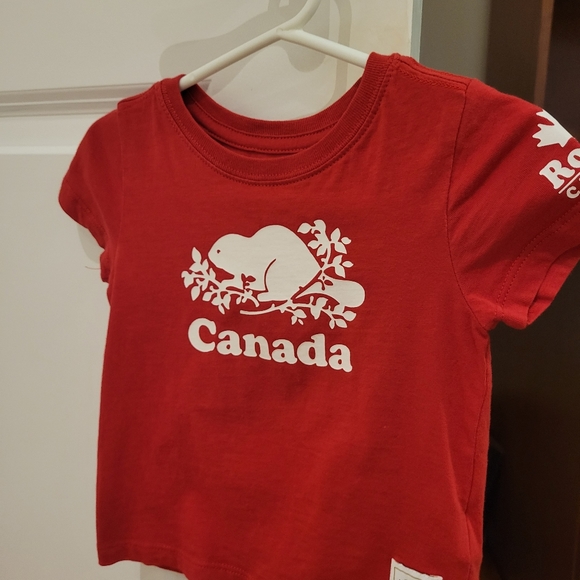 Roots red tshirt 6-12m - Picture 2 of 6